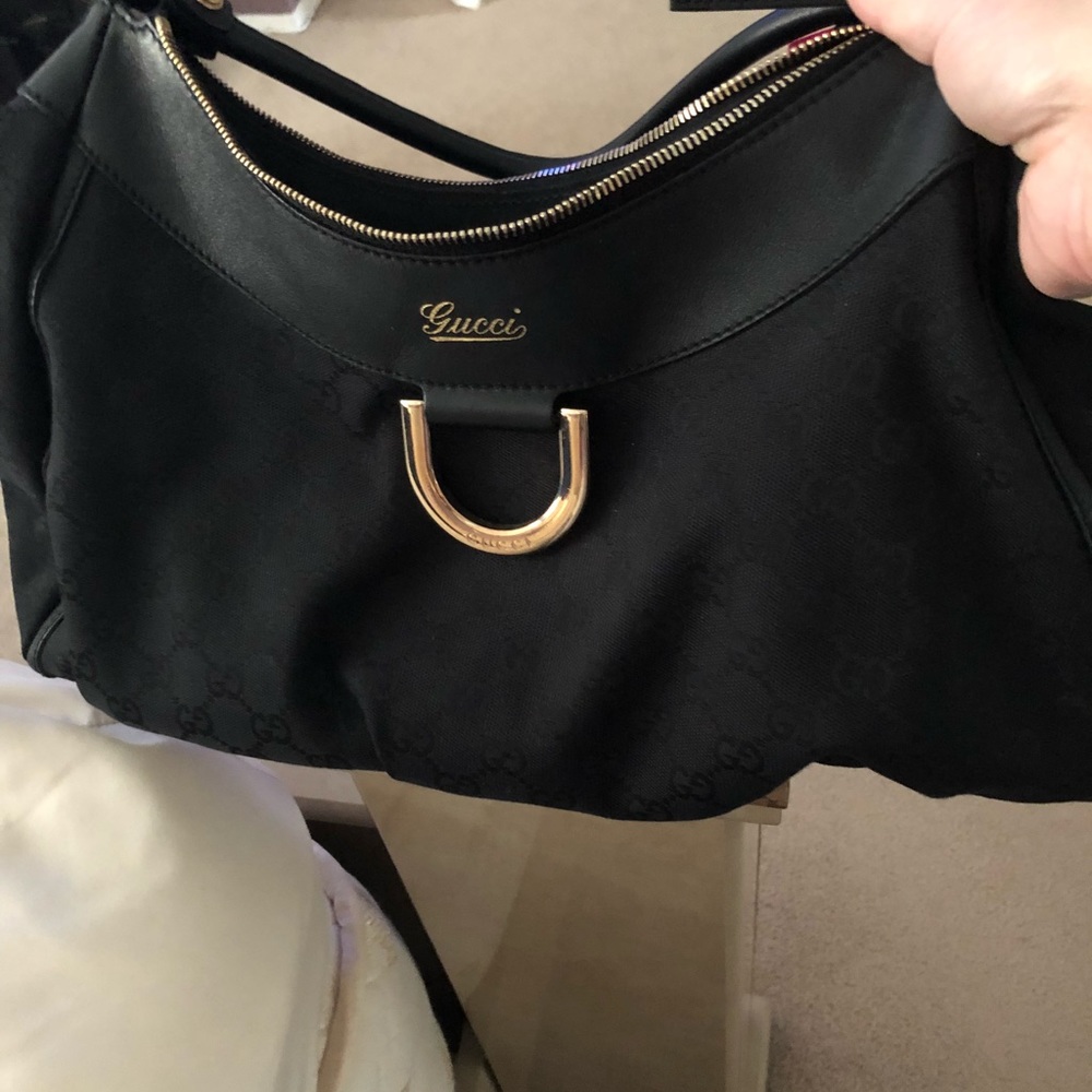 authentic Black Gucci bag